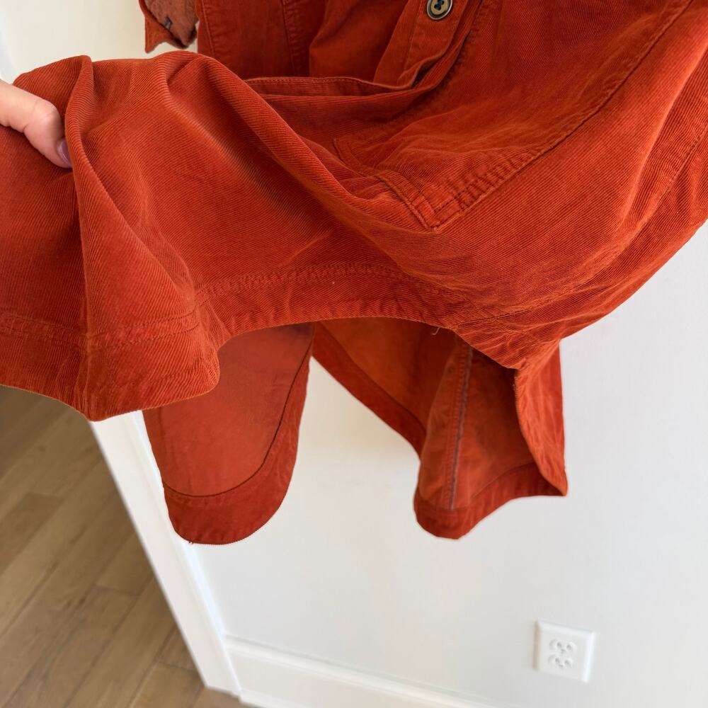 Anthropologie Pilcro Corduroy Button Front Long Sleeve Duster Jacket S - Picture 9 of 12